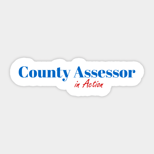 County Assessor Mission Sticker by ArtDesignDE